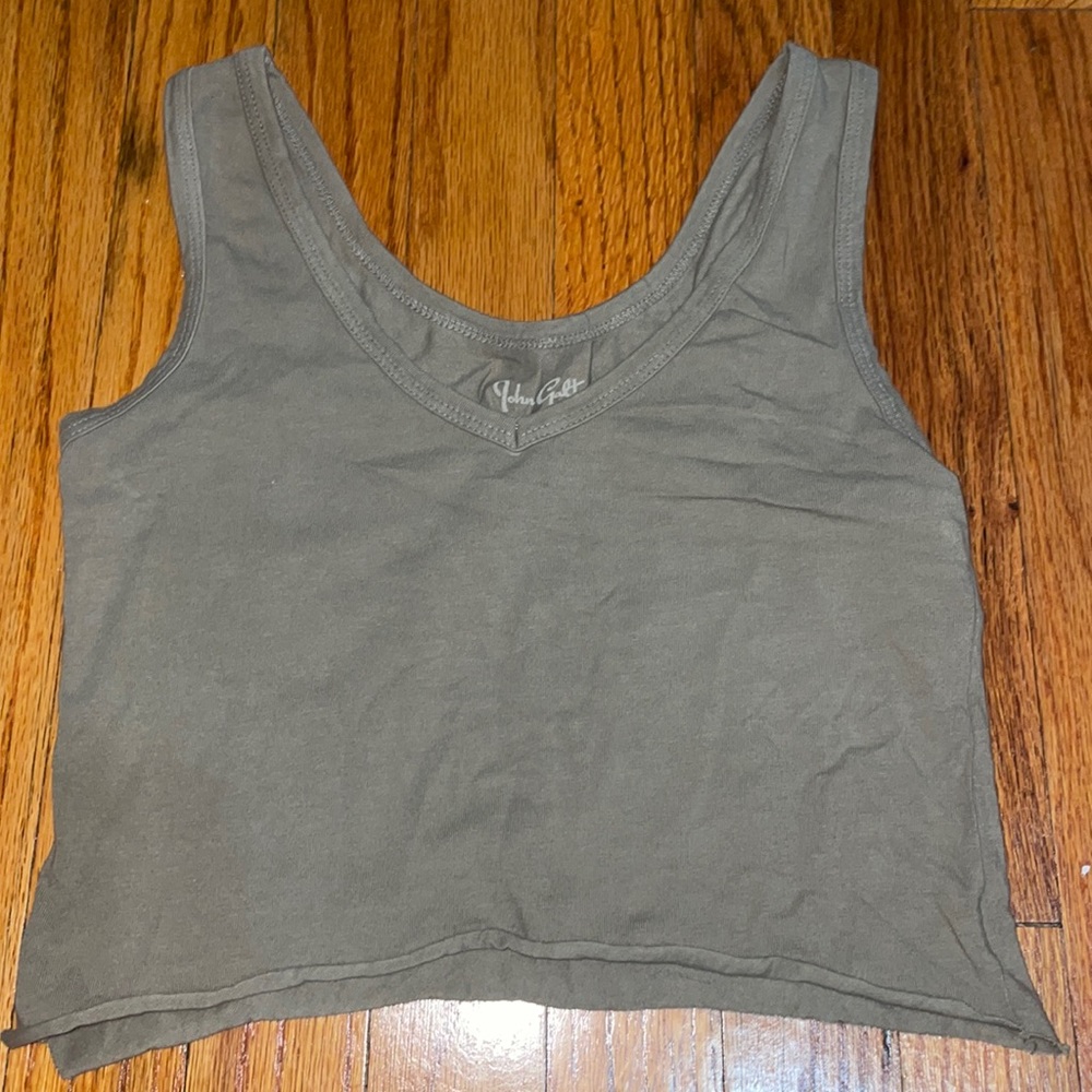 Brown Pacsun Cropped Tank Top